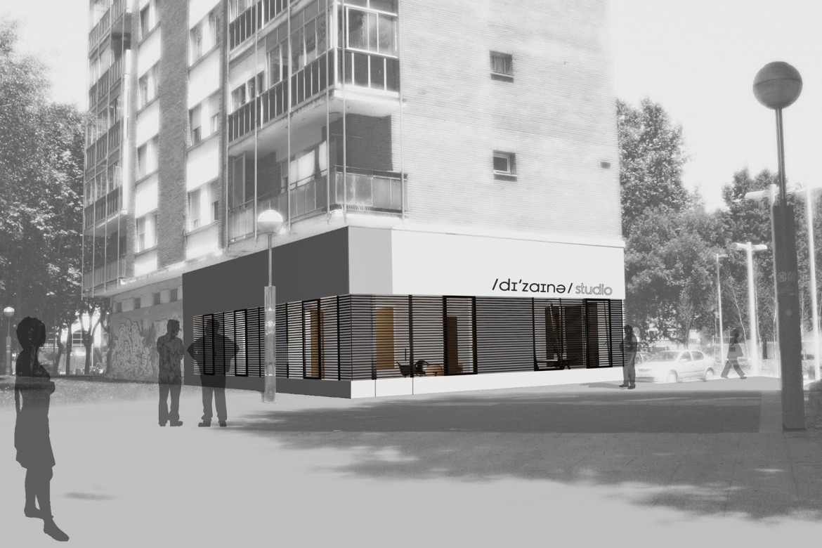 Vista exterior del estudio / vivienda