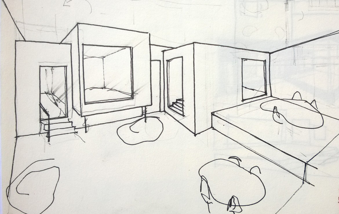 Boceto interior alternativo